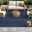 Border Navy/Ivory Easy-Care Jute-Style Indoor/Outdoor Flat Woven Area Rug-1753643963-1753643957