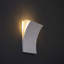 Lampe murale incurvée à lumière blanche douce et chaude, idéale pour les chambres à coucher, les salons, les couloirs ou les escaliers