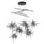 Tura 10-Light Mobile Pendant - Dark Smoke - Long Overall Height - Seeded Glass-272637648-272637658