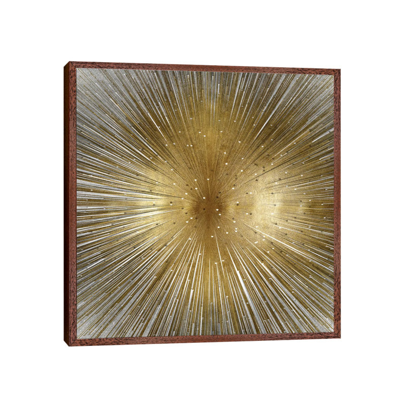 Radiant by Abby Young - Print on Canvas, Brown Framed, 93.98 cm H x 93.98 cm W