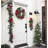 Red Ruby Prelit Garland Wreath Collection