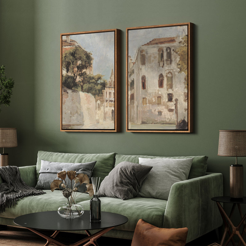 Art mural encadré rétro antique classique pour chambre à coucher, Naturel, H 36 po x l 24 po