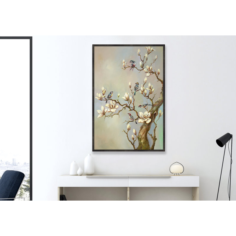 Birds, 26" H x 38" W, Brown