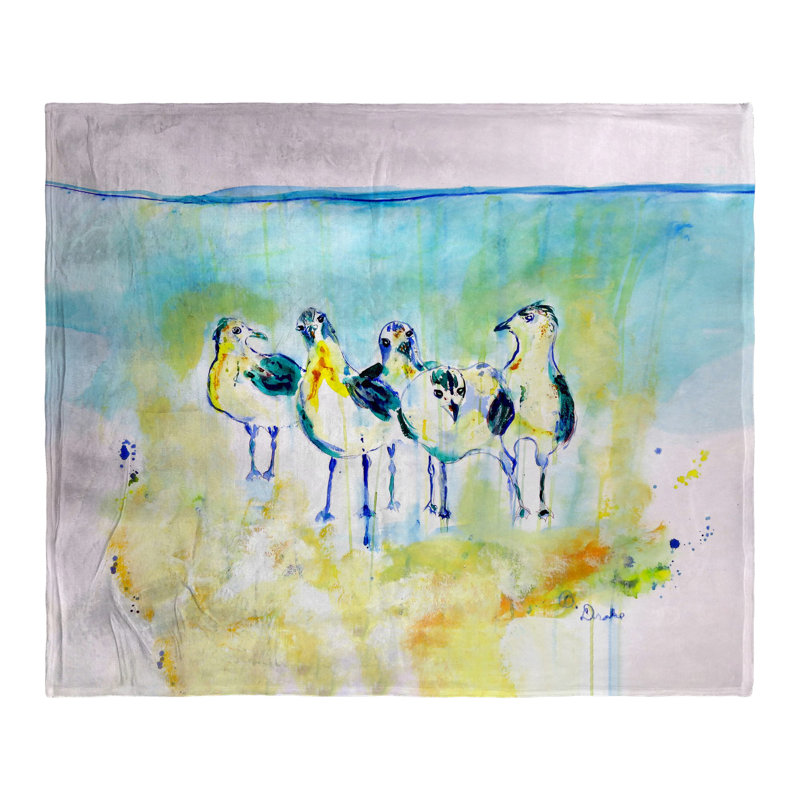 Jeté abstrait Gulls II