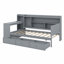 Lit de jour avec 3 tiroirs, ports USB et bureau-1176151137