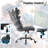 Dkelincs Gaming Chair Computer Chair With Lumbar Support And Flip-Up Arms,Headrest For Teen, Camo-2037733330