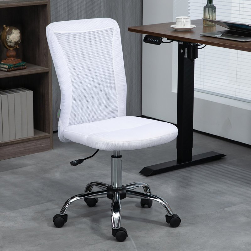 Hayre Polyester Office Chair, White