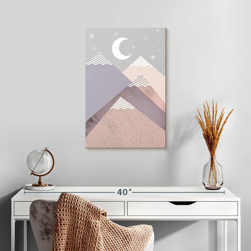 Avery Scandi Nursery Mountains, 24" H x 16" W