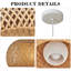 Luminaire suspendu en bambou 18 pouces