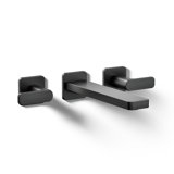 Parallel Wall-Mount Bathroom Sink Faucet Trim