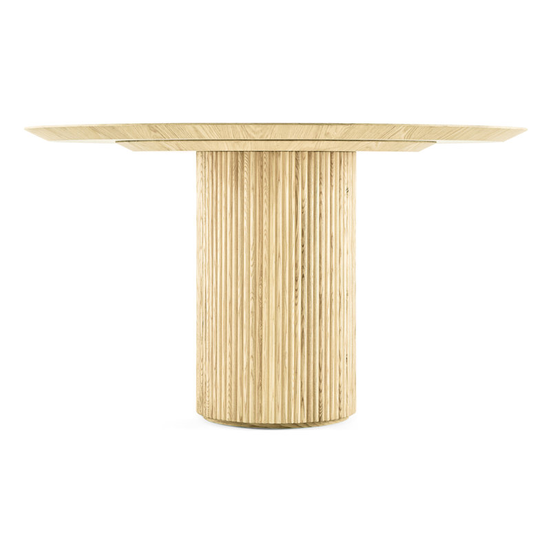 Table de salle à manger ronde Natural Ash