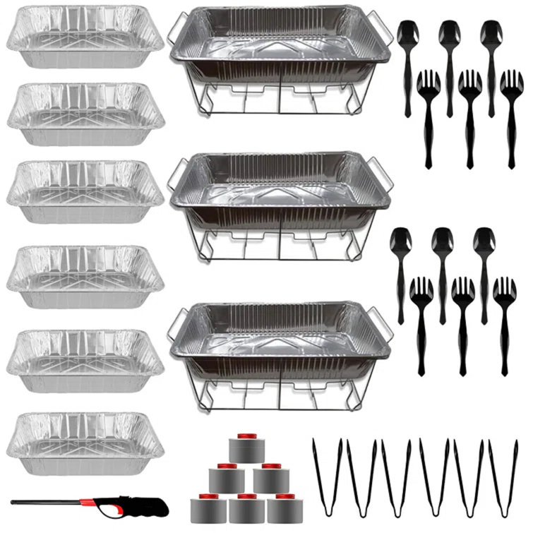 Party Dimensions 8-Piece Chafing Dish Buffet Set | Party City 271575