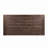 Outdoor Acacia Wood Dining Table with Rustic Metal Frame