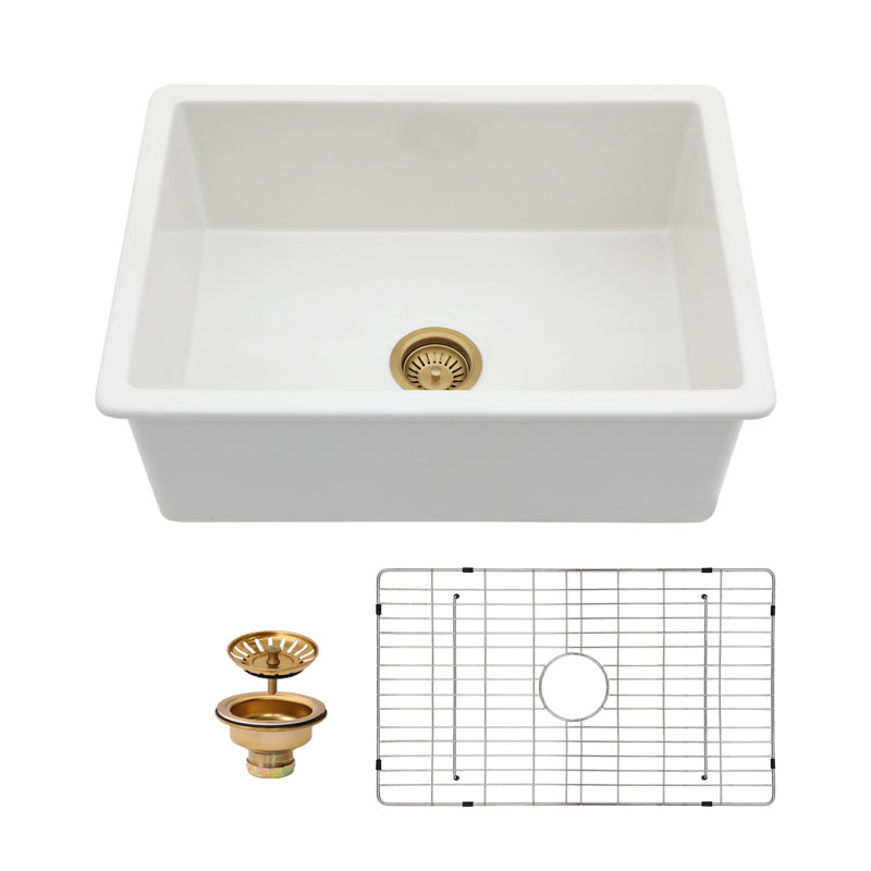 27" Undermount Single Bowl Kitchen Sink