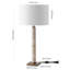 Lampe de table en travertin Elinora