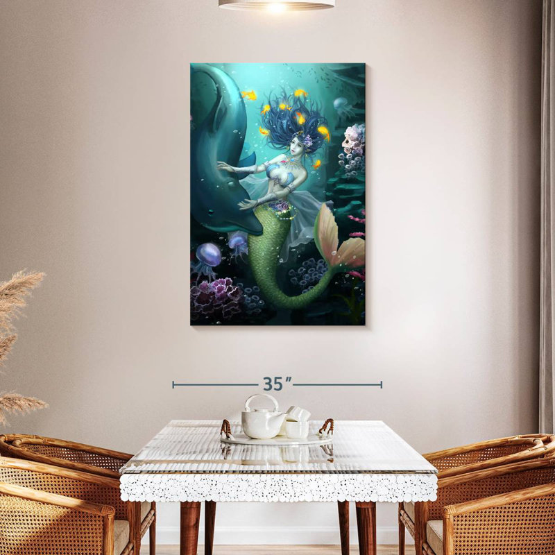 Kelan Mermaid Classic, 45" H x 30" W