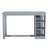Counter Height Dining Table Set with 3-Tier Storage Shelves-1746294258-1746294259-1746294260