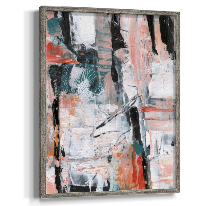 Miami Vibes II Framed Print - Solid Wood, 30" H x 24" W
