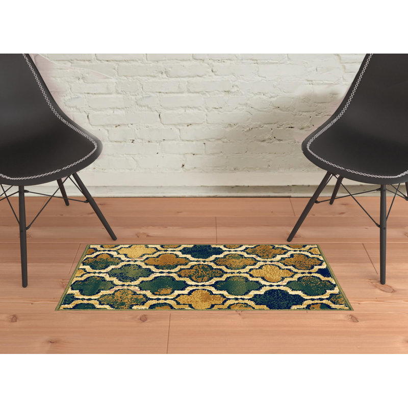 Jcion Moroccan Indoor Rug, Rectangle 2' x 3'