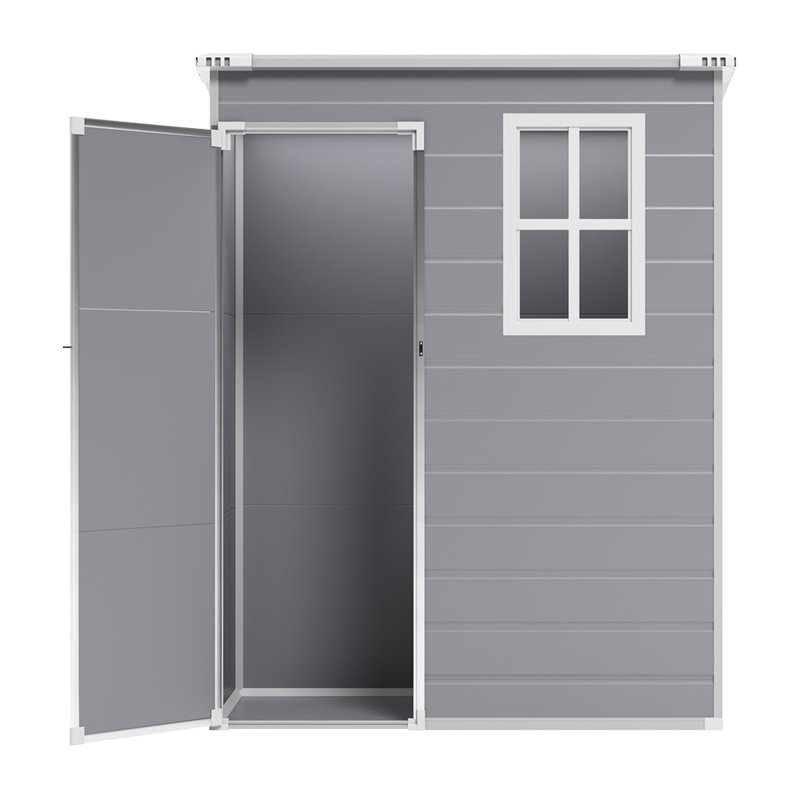 Azarius 13 ft. W x 8 ft. D Platic Pent Tool Shed