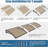 35"D x 120" W Outdoor Awning Patio Window Door Canopy Cover UV Protection Hollow Sheet-121024177