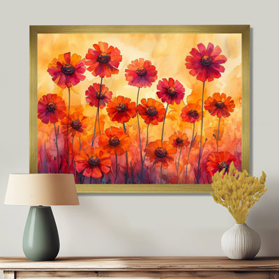 Art mural «Mersepress - Zinnias»