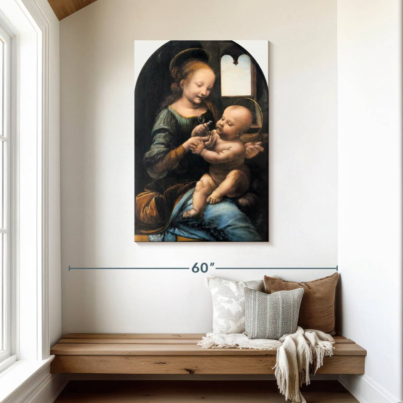 Adella Benois Madonna 1478, H 45 po x l 30 po