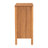 Betzayda Baxton Studio Jenn Golden Brown Wood Japandi 4-Drawer Chest With Distressed-Finished Rattan