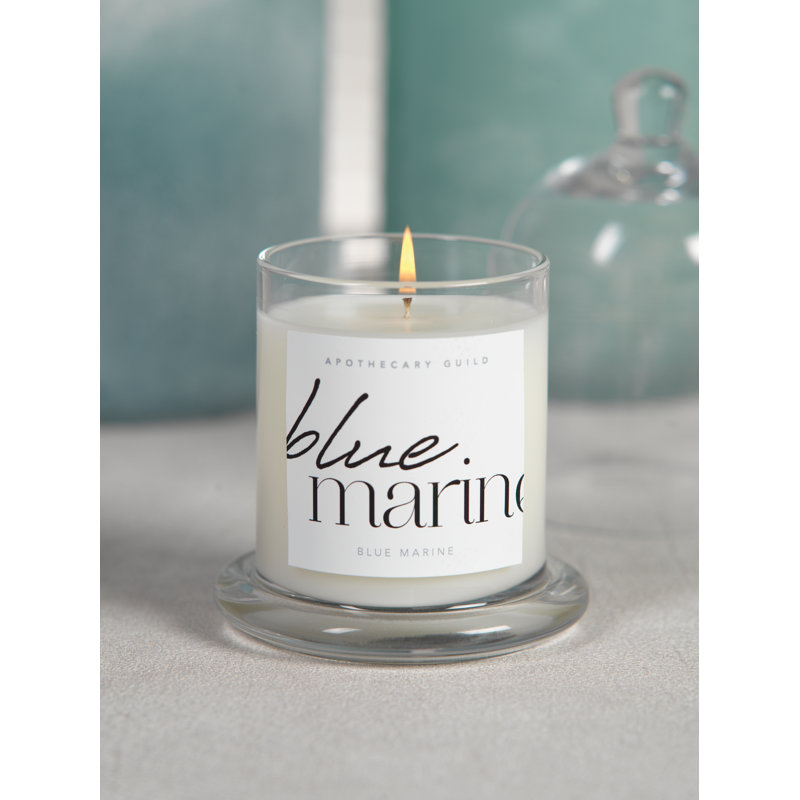Blue Marine Scented Jar Candle
