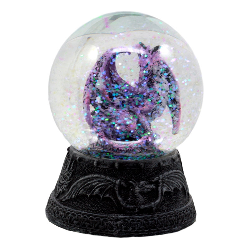 Globe terrestre de bain d’eau en dragon de minuit Singley
