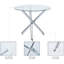 Jeremy Round Glass Top Dining Table