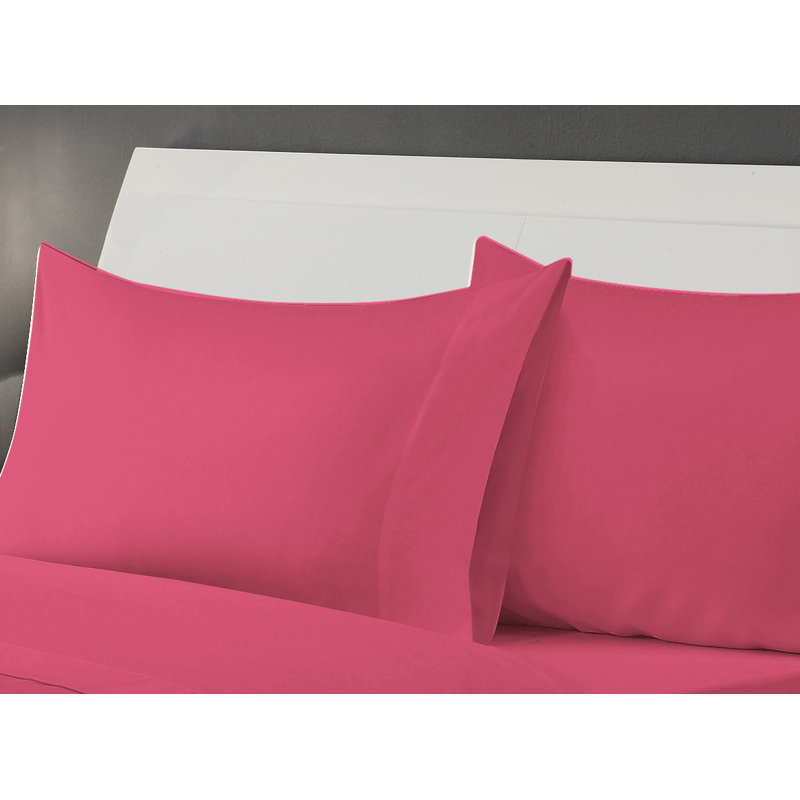 Billie-J Microfiber Sheet Set, Full, Raspberry