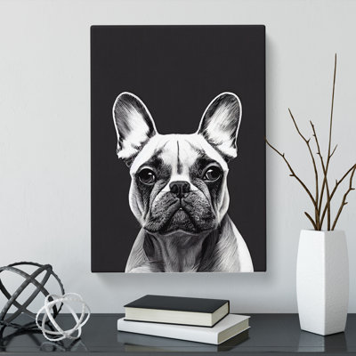 French Bulldog Conceptual - Wrapped Canvas