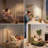 69" LED Dimmable Gooseneck Floor Lamp, Reading Floor Lamp with Remote & Touch Control