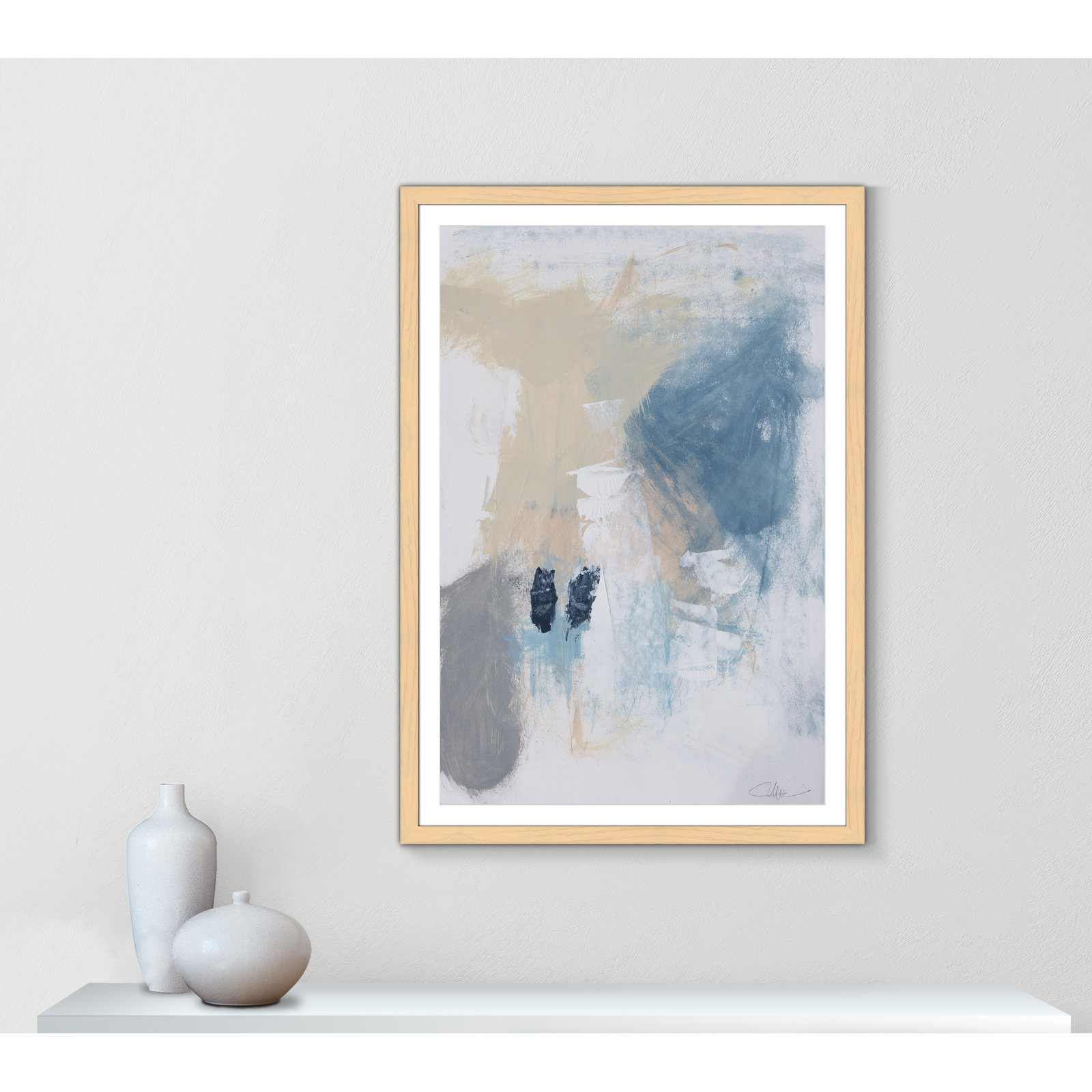 Coastal Carnival II Print by Casa Fine Arts, White, Natural Single Picture Framed Paper, 55" H x 39" W x 1.25" D