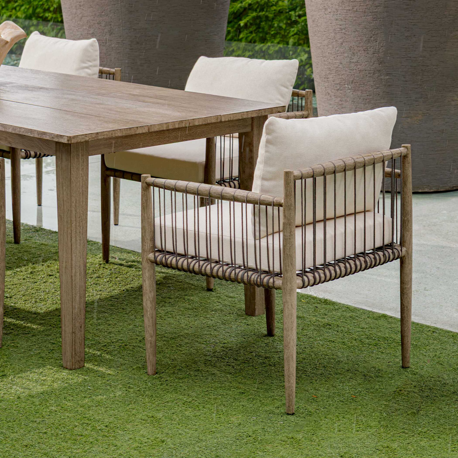 Mahogany Patio Armchair