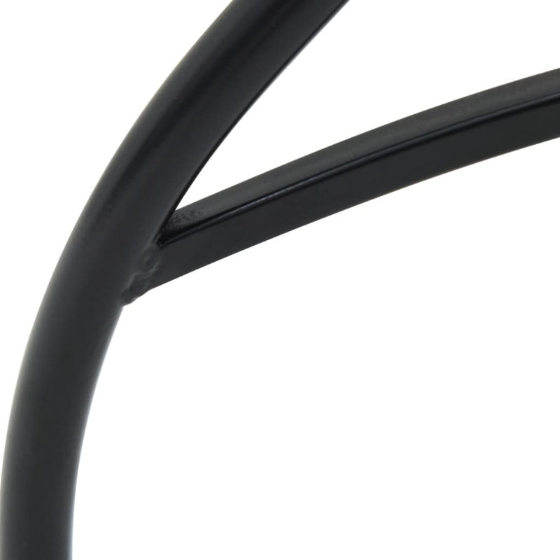 Table bistro Brozak, 29.9" H x 23.6" W x 27.6" D, Black
