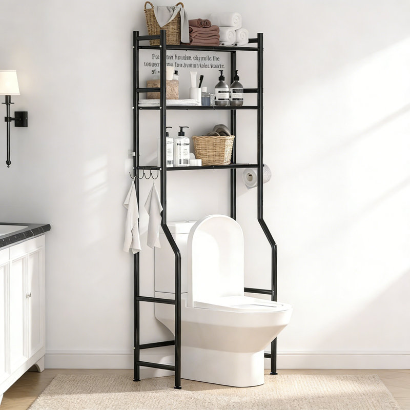 Iron Over The Toilet Storage
