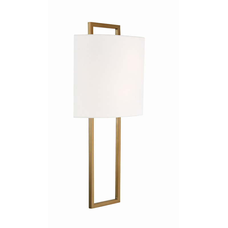 Bucktown Steel Flush Mounted Sconce, Vibrant Gold