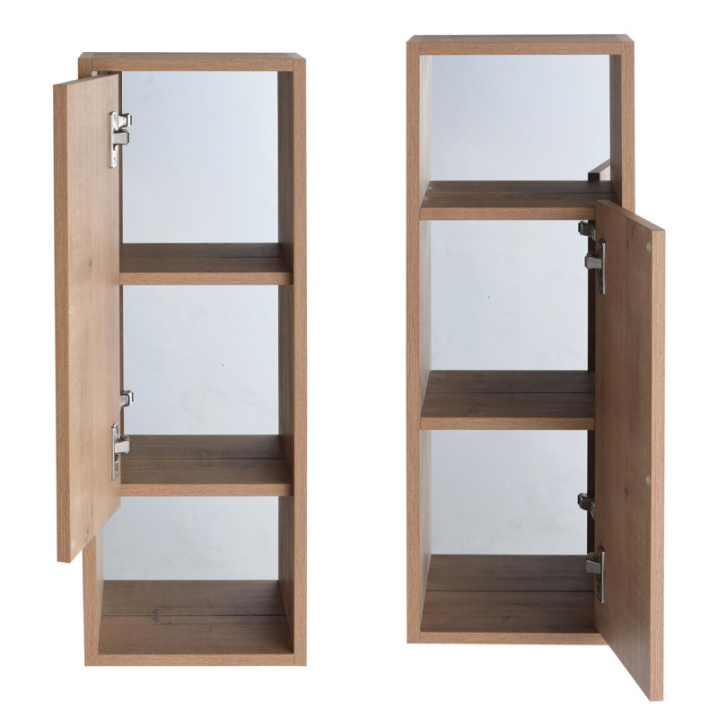 Petite armoire latérale 10 po avec porte à fermeture douce et 1 tablette