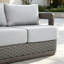 Ensemble de conversation Manarola Patio en aluminium et résine tressée PE avec coussins Sunbrella® et table en béton pour 5 personnes-1271216495