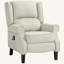 Fauteuil inclinable pour le salon avec chaleur, canapé à oreilles simple, poche latérale-1186571147