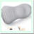 ErgoFlex Memory Foam Lumbar Support Pillow - Adjustable Back Pillow for Office Chair, Car Seat, Sleeping - Lower Back Pain Relief - Rest White