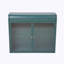 Armoire de rangement murale en métal avec portes en verre trempé pour salle de bain, cuisine, salon et bureau-118493691