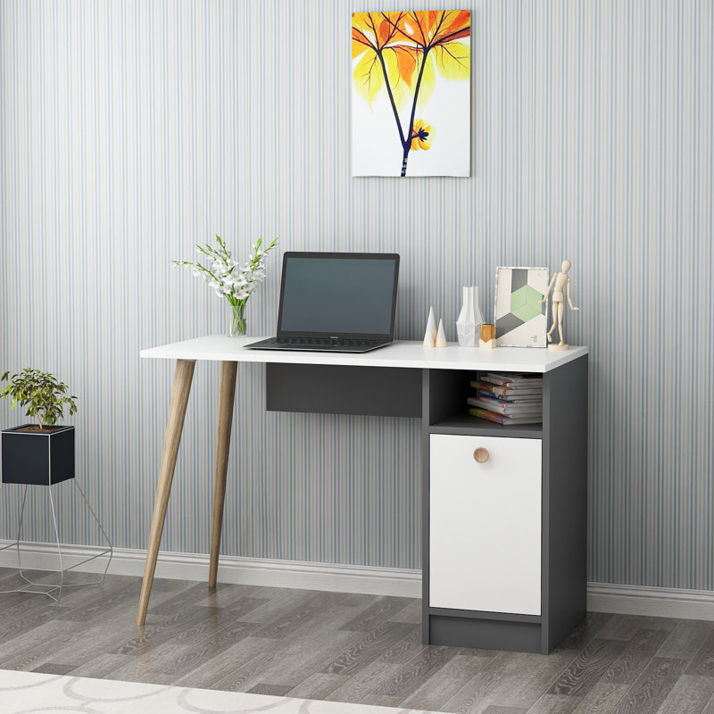 Rachal Computer Desk, Anthracite