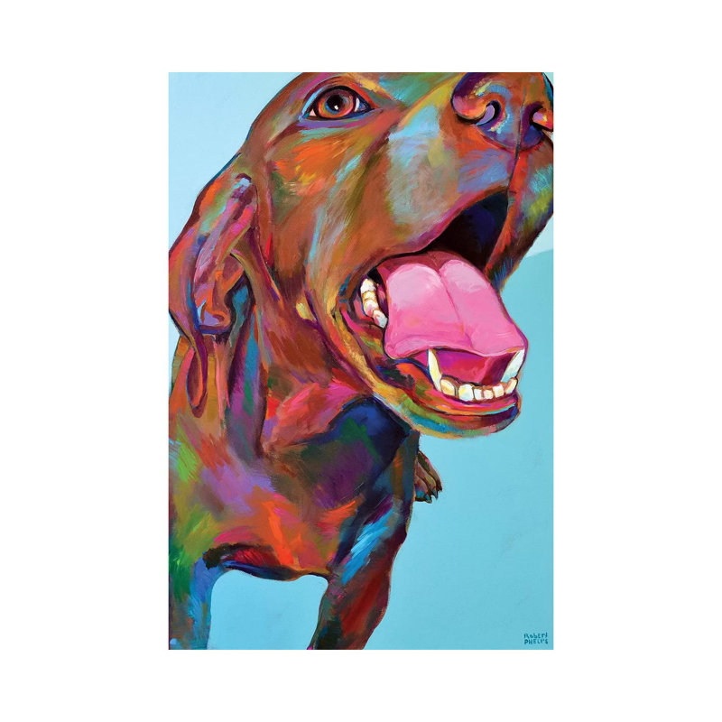 Vizsla by Robert Phelps - Gallery-Wrapped Canvas Giclée on Canvas, Canvas, 20.32 cm H x 30.48 cm W