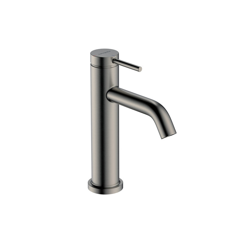 hansgrohe Tecturis S Single-Hole Faucet 110 with Pop-Up Drain, 1.2 GPM, Brushed Black Chrome