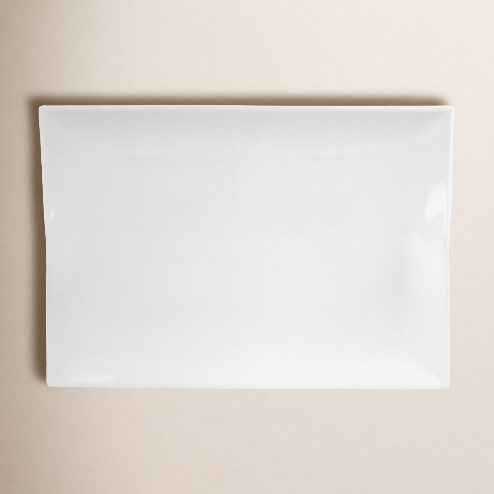 Fitz and Floyd Everyday White Porcelain Platter