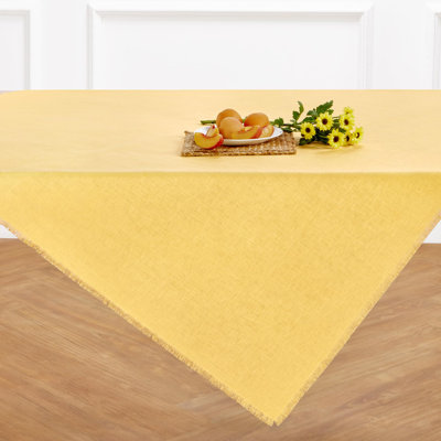 Fringe - 100% Pure Linen Table Throw