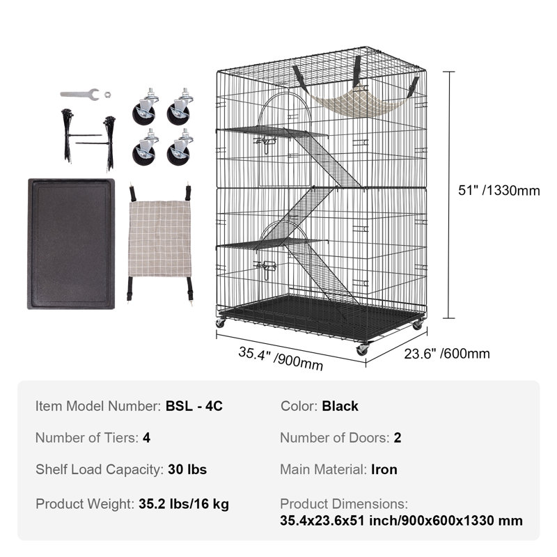 Cage à chat Debron